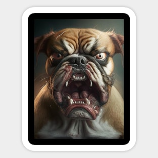 Angry dog Sticker